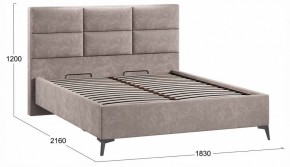 Кровать двуспальная Делана с ПМ Тип 1 в Агрызе - agryz.ok-mebel.com | фото 3
