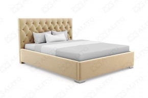 Кровать Ева интерьерная +основание (160х200) 1 кат. ткани в Агрызе - agryz.ok-mebel.com | фото