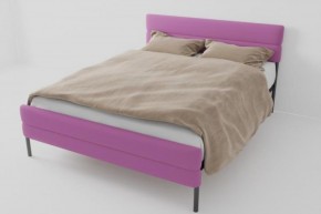 Кровать Горизонт Мини с ортопедическим основанием 800 (велюр розовый) в Агрызе - agryz.ok-mebel.com | фото