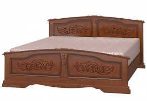 ЕЛЕНА Кровать из массива 1200 (Орех) в Агрызе - agryz.ok-mebel.com | фото