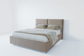 Кровать Корсика с ПМ 1200 (велюр светло-серый) в Агрызе - agryz.ok-mebel.com | фото 2