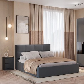 Кровать Линда КР-16 (Графит) 1600 в Агрызе - agryz.ok-mebel.com | фото 2