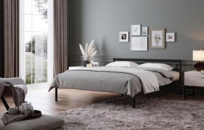 Кровать Мета с ортопедическим основанием 1600 (черный) в Агрызе - agryz.ok-mebel.com | фото
