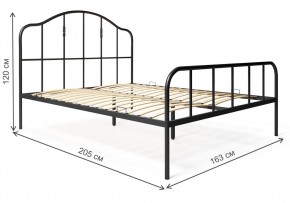 Кровать Милена 160х200 черная в Агрызе - agryz.ok-mebel.com | фото 2