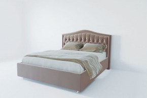 Кровать Нягань с ПМ 1200 (велюр серый) в Агрызе - agryz.ok-mebel.com | фото 2