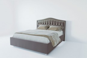 Кровать Нягань с ПМ 1200 (велюр темно-серый) в Агрызе - agryz.ok-mebel.com | фото 2