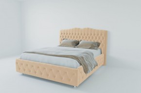 Кровать Нягань с ПМ 900 (экокожа бежевая) в Агрызе - agryz.ok-mebel.com | фото
