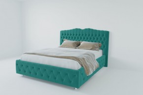 Кровать Нягань с ПМ 900 (велюр бирюзовый) в Агрызе - agryz.ok-mebel.com | фото 2