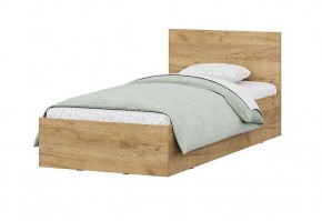 Кровать одинарная 0.9 МСП-1 + основание Лайт (Дуб золотой) в Агрызе - agryz.ok-mebel.com | фото
