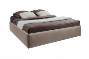 Кровать Подиум с ПМ 1400 (велюр серый) в Агрызе - agryz.ok-mebel.com | фото