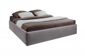 Кровать Подиум с ПМ 1400 (велюр темно-серый) в Агрызе - agryz.ok-mebel.com | фото