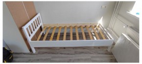 Кровать полутораспальная Белая эмаль в Агрызе - agryz.ok-mebel.com | фото 2