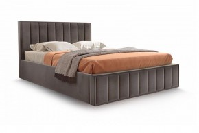 Кровать "Вена" 1400 СТАНДАРТ Вариант 3 Мора коричневый + бельевой ящик с кроватным основанием и подъемным механизмом в Агрызе - agryz.ok-mebel.com | фото