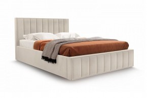 Кровать "Вена" 1600 СТАНДАРТ Вариант 2 Мора бежевый + бельевой ящик с кроватным основанием и подъемным механизмом в Агрызе - agryz.ok-mebel.com | фото