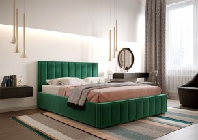 Кровать "Вена" 1600 СТАНДАРТ Вариант 1 Мора зеленый + бельевой ящик с кроватным основанием и подъемным механизмом в Агрызе - agryz.ok-mebel.com | фото 2