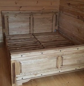 Кровать "Викинг 01" 1800 массив в Агрызе - agryz.ok-mebel.com | фото 2