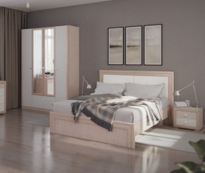 Кровать 1.6 Глэдис М31 с настилом и мягкой частью (ЯШС/Белый) в Агрызе - agryz.ok-mebel.com | фото 4