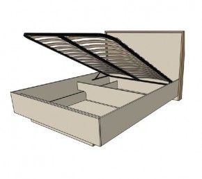 Кровать с основанием с ПМ и местом для хранения (1600) в Агрызе - agryz.ok-mebel.com | фото 2