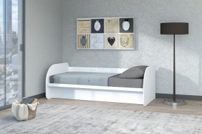 Кровать Сказка с ПМ 900 (Белый текстурный) в Агрызе - agryz.ok-mebel.com | фото