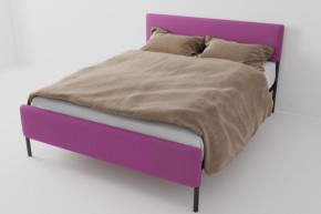 Кровать Стандарт Мини с ортопедическим основанием 1600 (велюр розовый) в Агрызе - agryz.ok-mebel.com | фото