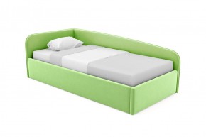 Кровать угловая Лэсли интерьерная +основание (120х200) 1 кат. ткани в Агрызе - agryz.ok-mebel.com | фото