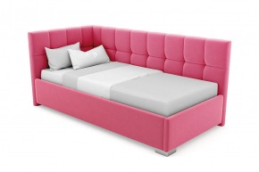 Кровать угловая Мия интерьерная +основание (80х200) в Агрызе - agryz.ok-mebel.com | фото 12