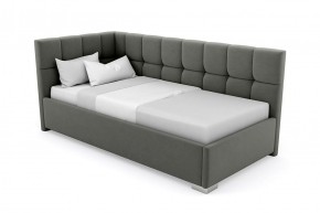 Кровать угловая Мия интерьерная +основание (80х200) в Агрызе - agryz.ok-mebel.com | фото 4