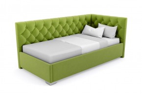 Кровать угловая Виола интерьерная +основание/ПМ/бельевое дно (120х200) в Агрызе - agryz.ok-mebel.com | фото