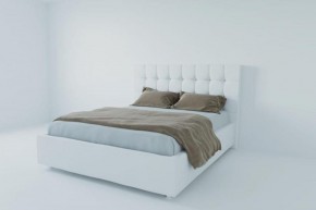 Кровать Венеция без основания 1600 (экокожа белая) в Агрызе - agryz.ok-mebel.com | фото