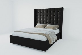 Кровать Венеция ЛЮКС с ПМ 1800 (экокожа кольт ч) в Агрызе - agryz.ok-mebel.com | фото