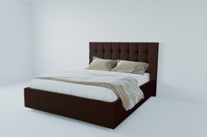 Кровать Венеция с ПМ 1200 (экокожа коричневая) в Агрызе - agryz.ok-mebel.com | фото 2