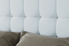Кровать Венеция с ПМ 2000 (экокожа белая) в Агрызе - agryz.ok-mebel.com | фото 3