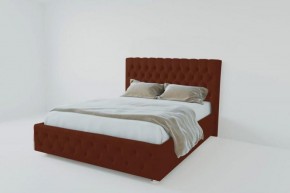 Кровать Версаль 1200 без основания (велюр бордо) в Агрызе - agryz.ok-mebel.com | фото