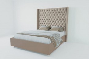 Кровать Версаль ЛЮКС без основания 2000 (велюр серый) в Агрызе - agryz.ok-mebel.com | фото