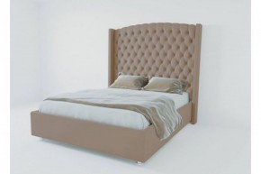 Кровать Версаль ЛЮКС с ПМ 1200 (велюр темно-серый) в Агрызе - agryz.ok-mebel.com | фото