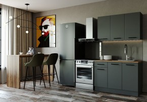 Кухонный гарнитур Антрацит 1200 (Стол. 38мм) в Агрызе - agryz.ok-mebel.com | фото