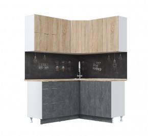 Кухонный гарнитур Асти-дуб сонома угловой 1,4*1,6 в Агрызе - agryz.ok-mebel.com | фото 2