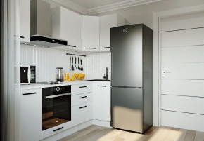 Кухонный гарнитур Белый Глянец 2200*1000 (Стол. 26мм) в Агрызе - agryz.ok-mebel.com | фото