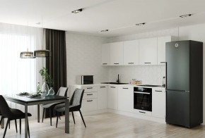 Кухонный гарнитур Белый Глянец 2600*1600 (Стол. 26мм) в Агрызе - agryz.ok-mebel.com | фото