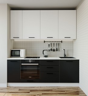 Кухонный гарнитур Графика 2200 (Стол. 26мм) в Агрызе - agryz.ok-mebel.com | фото