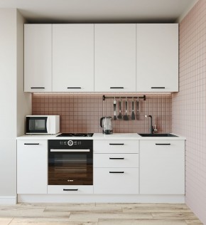 Кухонный гарнитур Жемчуг 2200 (Стол. 38мм) в Агрызе - agryz.ok-mebel.com | фото