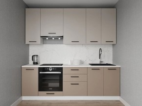 Кухонный гарнитур Каппучино 2400 h950 (Стол. 26мм) в Агрызе - agryz.ok-mebel.com | фото