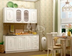 ЛИЗА-2 Кухонный гарнитур 1,7 Белый глянец холодный в Агрызе - agryz.ok-mebel.com | фото