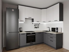 Кухонный гарнитур Меренга 2200*1600 h950 (Стол. 26мм) в Агрызе - agryz.ok-mebel.com | фото