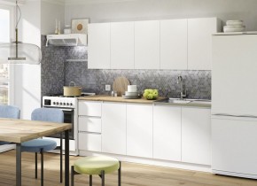 Кухня "МОРИ" 2.0 м (белый/дуб вотан) в Агрызе - agryz.ok-mebel.com | фото 5