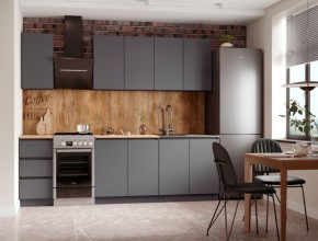 Кухня "МОРИ" 2.0 м (графит/дуб вотан) в Агрызе - agryz.ok-mebel.com | фото 4