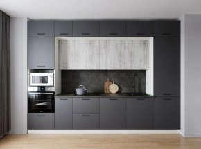 Кухонный гарнитур Санторини 3400 (Стол. 26мм) в Агрызе - agryz.ok-mebel.com | фото