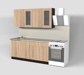 Кухня Симона Демо 1700 (Венга/Дуб Сонома) в Агрызе - agryz.ok-mebel.com | фото