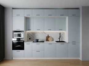 Кухонный гарнитур Смоки 3400 (Стол. 26мм) в Агрызе - agryz.ok-mebel.com | фото