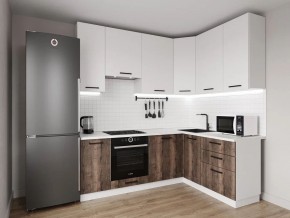 Кухонный гарнитур Старое Дерево 2200*1600 h950 (Стол. 26мм) в Агрызе - agryz.ok-mebel.com | фото